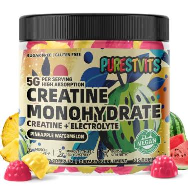 Imagem de Gomas de monohidrato de creatina PURESTVITS 5g Electrolyte 135 ct