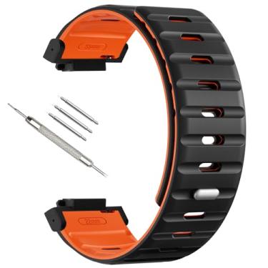 Imagem de Pulseira de relógio de silicone compatível com Casio G-Shock DW-5600/8900, design de fivela magnética durável, pulseira esportiva macia e respirável à prova d'água para GA-100/GW-B5600/GB-5600 /GW