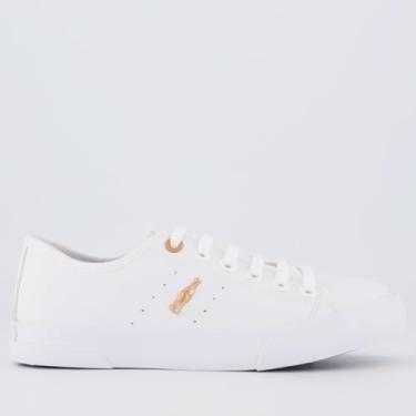 Imagem de Tênis Coca Cola Flow Town Branco e Cobre - Feminino - 39 - Branco
