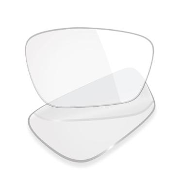 Imagem de Mryok Lentes de reposição UV400 para óculos Oakley Crosslink Sweep OX8031 55 mm, HD Polarized, proteção UV, resistente a impactos e ajuste perfeito - HD Clear