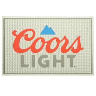 Imagem de LORD'S ROCKS Coors Tapete de barra leve – 45,7 x 30,5 cm, suporte de borracha antiderrapante, perfeito para bancada, casa, bar, cafeteira, tigela de animais de estimação, compatível com tigela de