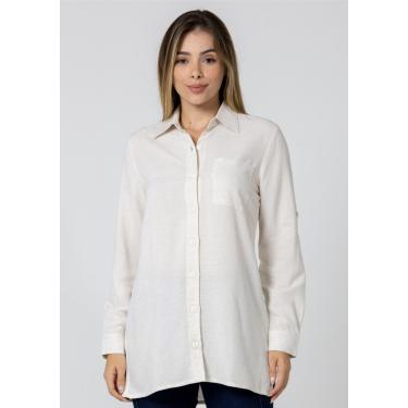 Imagem de Camisa Linho Pau a Pique Básica Off White