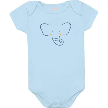 Imagem de Body mang curt bebe 13538 kiko e kika - Kiko baby, Azul claro, M