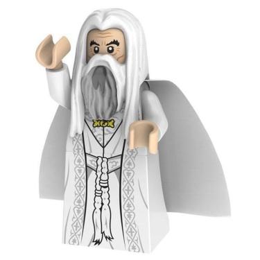 Imagem de Minifigures Saruman Filme Senhor Dos Anéis Blocos De Montar