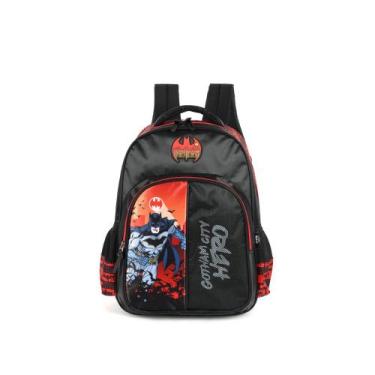 Imagem de Mochila de Costas Batman Juvenil Escolar Prática Resistente - Luxcel, 