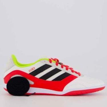 Imagem de Chuteira Adidas Super Sala III Futsal Branco-Masculino
