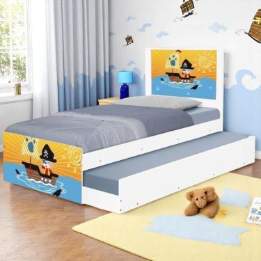 Imagem de Bi Cama Juvenil Zap Com Cabeceira Pirata
