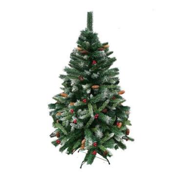 Imagem de Arvore de Natal Decorada Alpina Nevada 120cm 195 Galhos - Yangzi