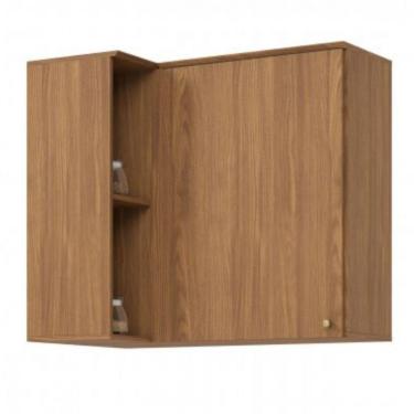 Imagem de Armário Aéreo Canto Reto 1 Porta Requinte Henn Nature