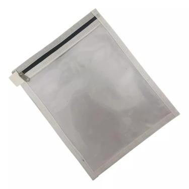 Imagem de Kit 10 Porta Ordem Serviços Para Óticas C/zíper C210 Md 210 Cor:Azul (Cinza)