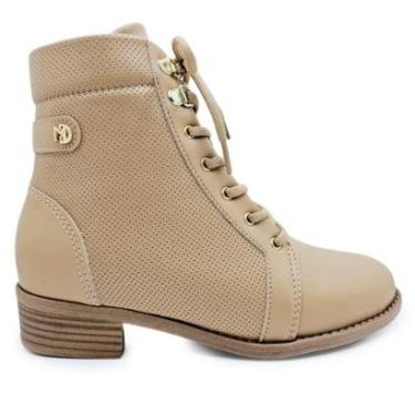 Imagem de Bota Modare Cano Médio Salto Baixo em Napa Microperfurada-Feminino