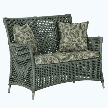 Imagem de 1 Sofá área Externa Igapó Alumínio Fendi Corda Náutica E5 Verde