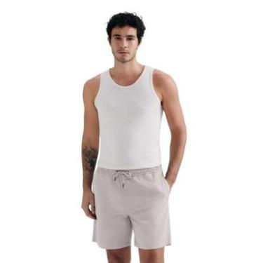 Imagem de Short Hering Masculino Cordinha Básica Bege-Masculino