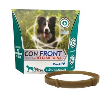 Imagem de Coleira Antipulgas Deltametrina 25g Proteção Antiparasitária Cães Grandes