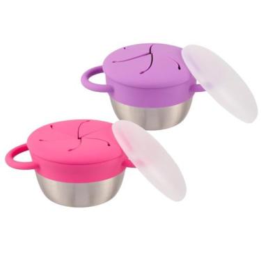 Imagem de Vasos para Bocadillos Elk y Amigos de Acero Inoxidable 355 ml Paquete 