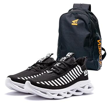 Imagem de Kit Tenis feminino Oldsen Jaguar + Mochila Bolsa Notebook