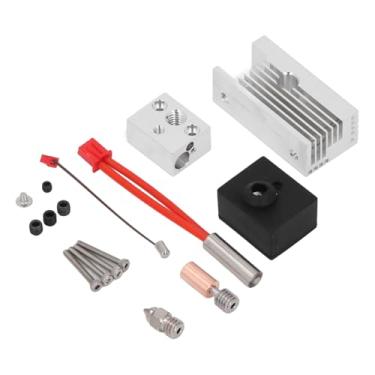 Imagem de Garosa Kit de Atualização do Bloco Aquecedor de Extrusora Com Bico Bimetálico de Cobre de Liga de Ti para ENDER-3 S1, Compatibilidade de Filamento de Alta Temperatura, Isolamento Térmico Aprimorado