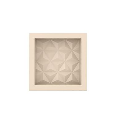Imagem de Nicho Multiuso em Mármore Sintético Bege Texturizado - Cozimax