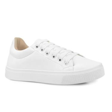 Imagem de Tênis Casual Textil Diversas Cores com Solado Branco  Confortável, Lev