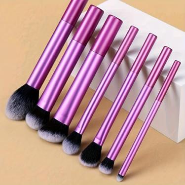 Imagem de Pincéis de maquiagem, ferramenta de contorno, pincel de base, pincel de mistura de pó, caneta para blush, corretivo, stylus, kit de sombra, modelador de rosto, bronzeador, ferramenta de delineador de