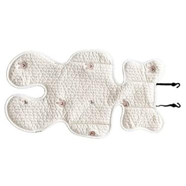 Imagem de Cryfokt Almofada do Assento do Carrinho de bebê Macio Algodão Puro Respirável Suporte Corporal para Criança Recém-nascida (#14)