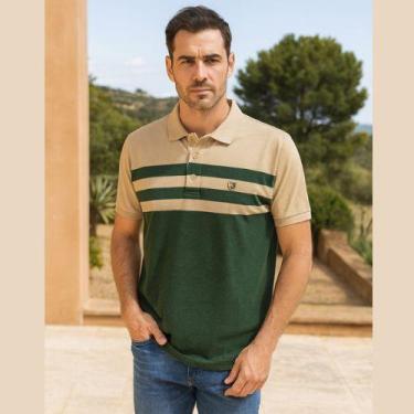 Imagem de Camisa Polo Masculina Diversas Cores em Malha Piquet Tamanho:GGCor:Bei