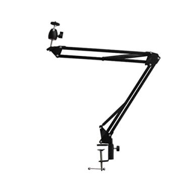 Imagem de uhyOHF Suporte para projetor, suporte de metal, ajuste de vários ângulos, dobrável, universal, suporte de projeção de mesa, suporte de teto universal, suporte de montagem para projetor, projetor S (B