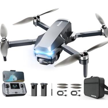 Imagem de Drone GPS com câmera 4K, menos de 249 g, 45 minutos de voo, motor sem escova, leve, seguimento automático, toque e braguilha circular, partida com um botão, drone dobrável para adultos iniciantes