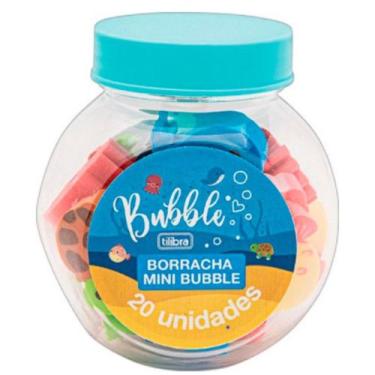 Imagem de Borracha Mini Bubble Pote Com 20 Unidades - Tilibra