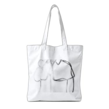 Imagem de Kit 10 Sacola Ecologica s Charmosas e Reutilizáveis 38x41,5cm com Estampa Detetive