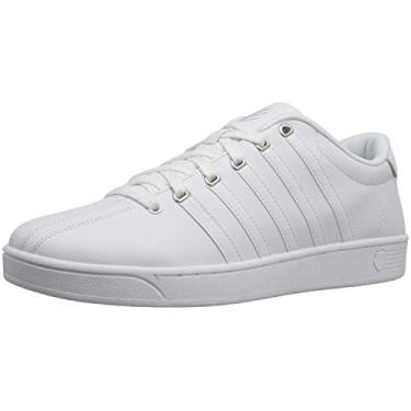 Imagem de K-Swiss Tênis masculino Court Pro II CMF, Branco/Prata, 7