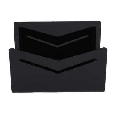 Imagem de GLOGLOW Suporte de Correio de Metal Preto Moderno, Suporte de Envelope de Construção Acrílico para Escritório, Cartas de Correio para Casa, Documentos, Necessidades Diárias (Preto)