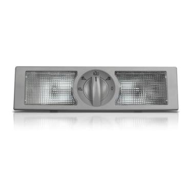 Imagem de Sprwinautummer 6Q0947291A Luz de leitura cinza frontal/traseira interior luz de leitura/luz de cúpula 18D947291A N0177252 substituição para VW Jetta 2011-2018 Golf Polo Amarok Seat Skoda 6Q0947291AY20