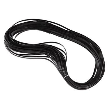 Imagem de AYNEFY Kit de Reparo de Vime Sintético Plástico para Cadeiras, Mesas Com Material Duradouro, Fácil Usar (Preto)