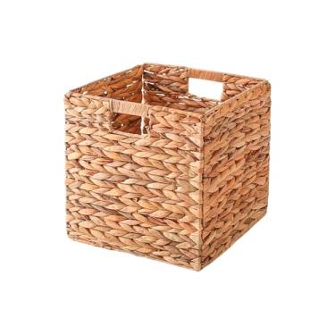 Imagem de Caixa Organizadora Rafimex Dobrável 30x30Cm Jacinto De Água Natural