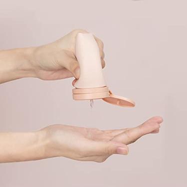 Imagem de HEEPDD Garrafa de Viagem, Loção de Shampoo, Gel de Banho para Fácil Embalagem e Uso Versátil Garrafa de Viagem, Silicone à Prova de Vazamento, Necessidades Diárias Domésticas de (Rosa)