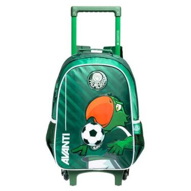 Imagem de Mochila Escolar Rodas e Costas Time Palmeiras 16468 Original - Xeryus