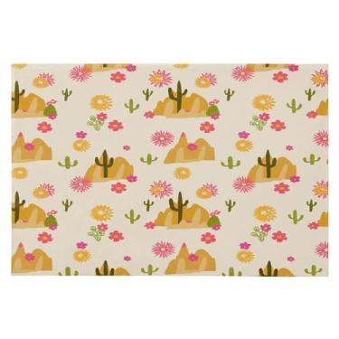 Imagem de Wassud Tapete de porta Mountains 61 x 89 cm, tapete lavável antiderrapante com suporte de borracha, tapete macio e macio para sala de estar, quarto, entrada, entrada