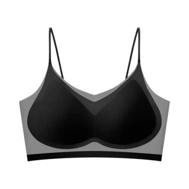 Imagem de Sutiã Ultra-Fino De Seda Gelada Respirável Para Mulheres, Sem Costura,