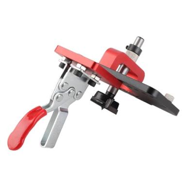 Imagem de Naroote Guia Chato Preciso do Gabarito da Dobradiça Escondida Com Broca de 35mm para Trabalhar Madeira, Material Resistente da Liga de Alumínio