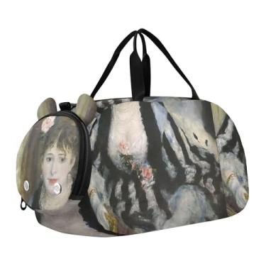 Imagem de Auguste Renoir Bolsa de viagem para meninas, pintura de piano, bolsa de viagem para crianças, bolsa de viagem para meninos, academia, bagagem infantil, Pintura Auguste Renoir, Clássico