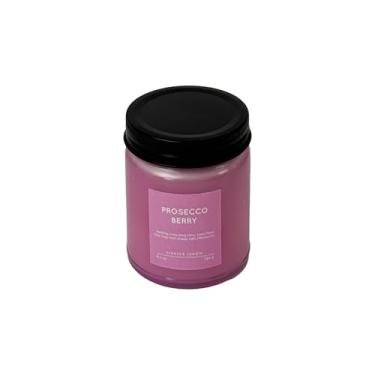 Imagem de CW Studio Vela perfumada Prosecco Berry 185 g – Vela de vidro colorida premium e elegante para relaxar a atmosfera doméstica e dar de presente