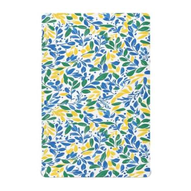 Imagem de Wassud Jogo de lençol de berço respirável para meninos e meninas, lençol com elástico neutro 68 x 99 cm