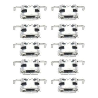 Imagem de 2X Conector De Carga Micro Usb Controle Xbox One Kit 10Un