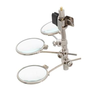 Imagem de Lurrose Lupa de Joalheiro: Lentes de Aumento Com Clipe para Óculos - Lupas de 5x, 10x E 15x para Fabricação E Reparo de Leve.