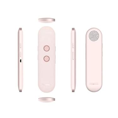 Imagem de Tradutor de idioma portátil de voz inteligente T4 Tradutor de voz bidirecional instantâneo 42 idiomas Tradução para viagens de negócios (Cor: OneColor) (Black JoJo's Bizarre Adventure1)