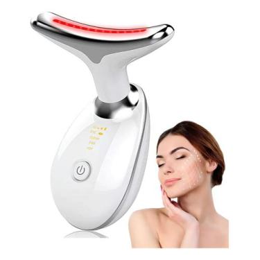 Imagem de Aparelho Redutor Papada Pescoço Rugas Massagem Facial Estéti - DS ELET