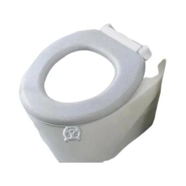 Imagem de Capa De Assento Sanitário Universal De EVA Espessado Com Alça Para Lev