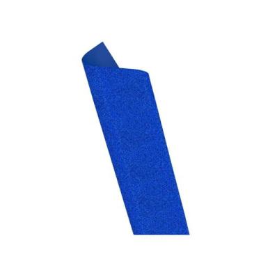 Imagem de Kit 4 Placas E.V.A Azul Royal Com Brilho - 40cmX60cm LEOARTE