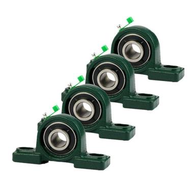 Imagem de 04 Mancal Pedestal Com Rolamento P207 35Mm